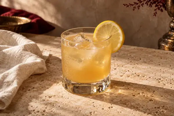 Whiskey Sour serving suggestion